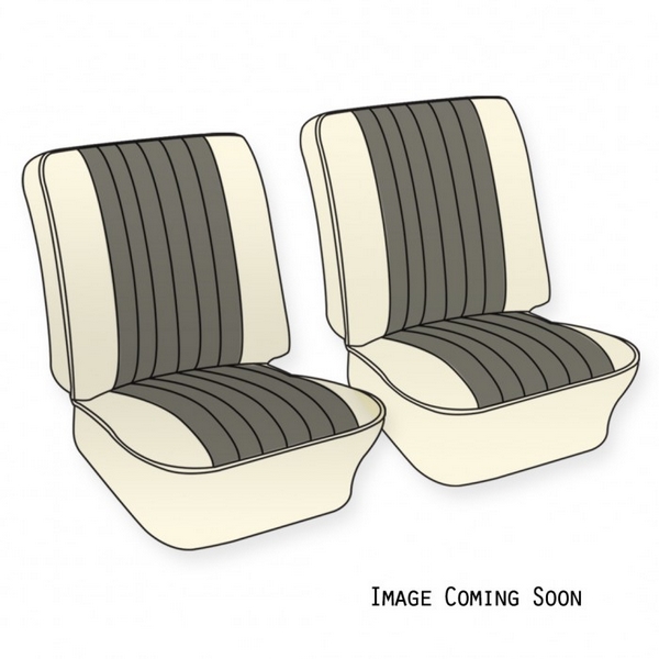 Bus 1968-72, Orig Seat Upholstery F/O (Bucket Seats) Vertical Heat Seams